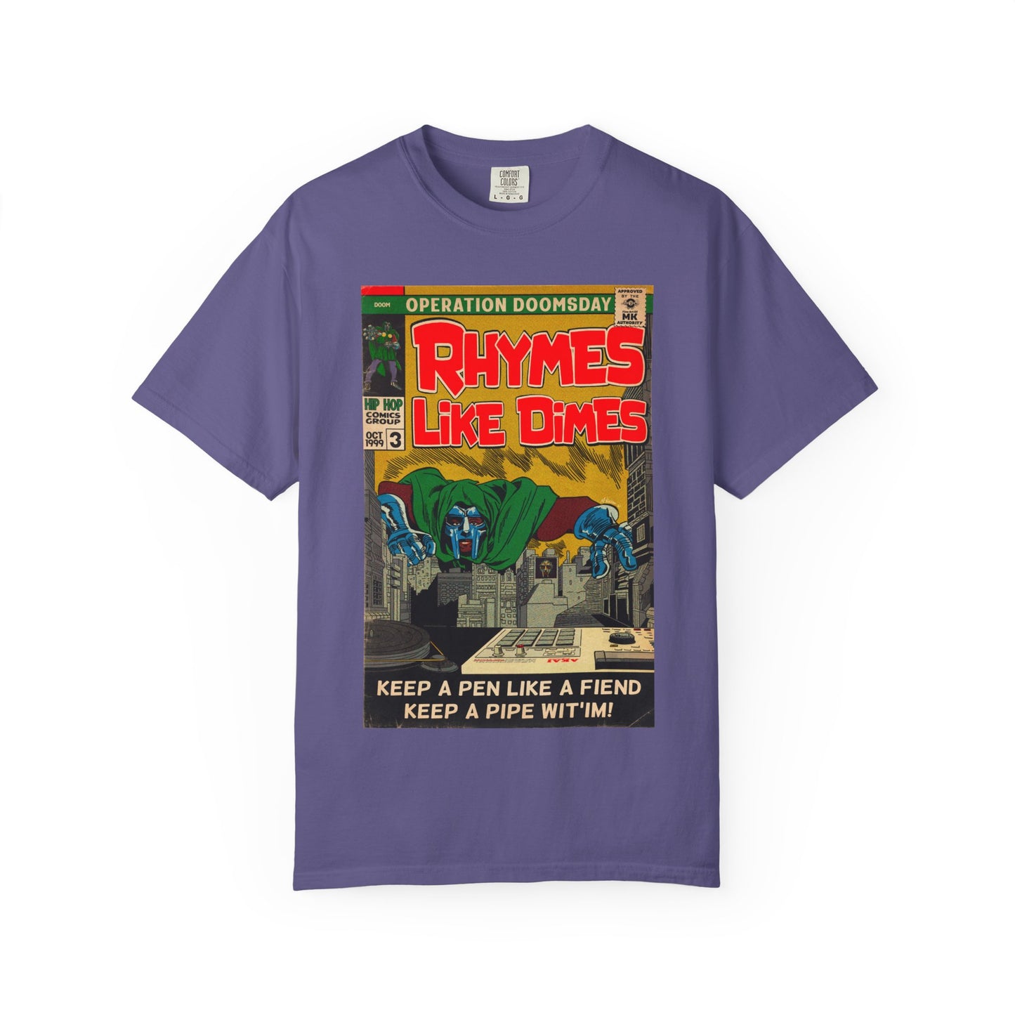 Rhymes Like Dimes - Unisex Comfort Colors T-shirt