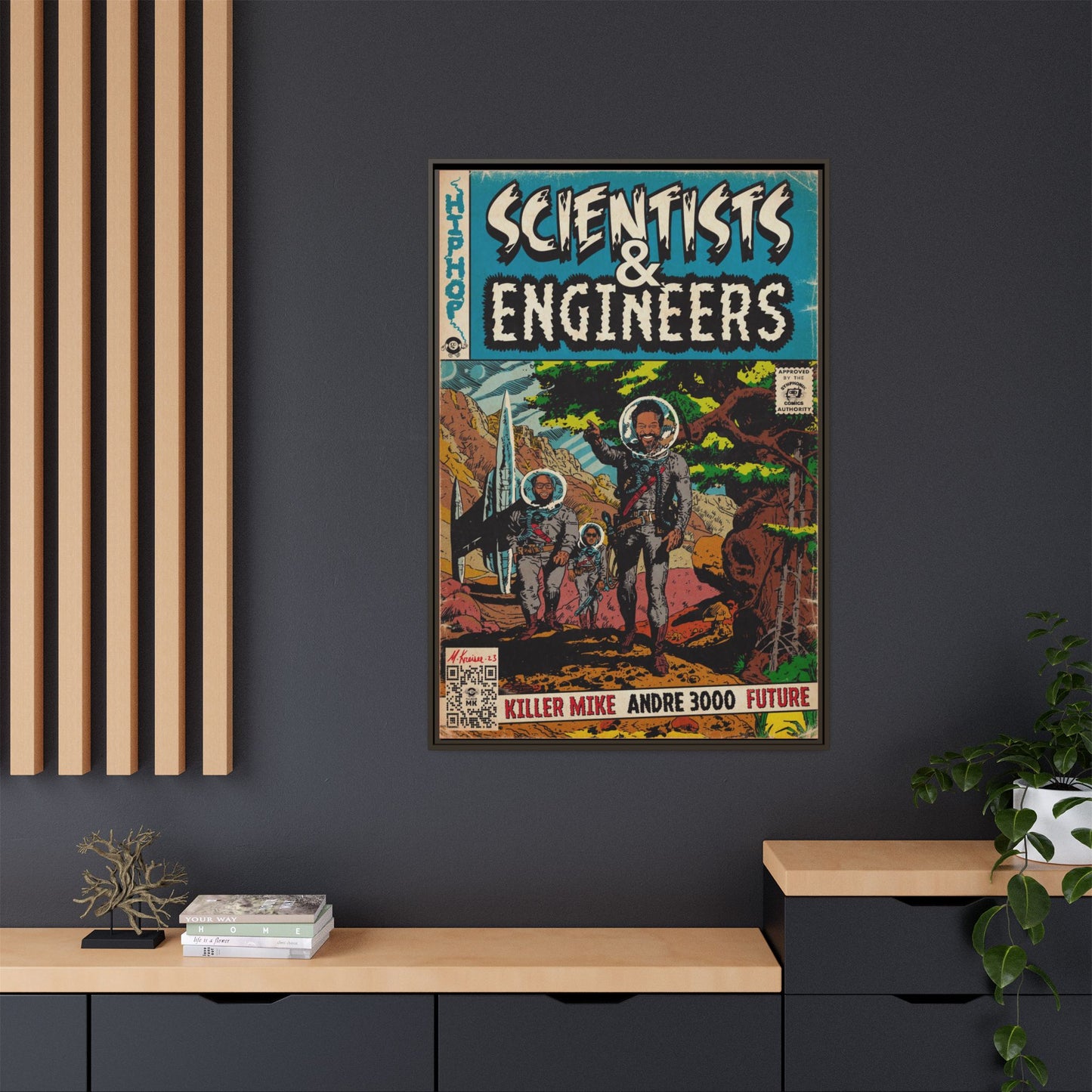 Killer Mike - Scientists & Engineers - Andre 3000 - Future - Gallery Canvas Wraps, Vertical Frame