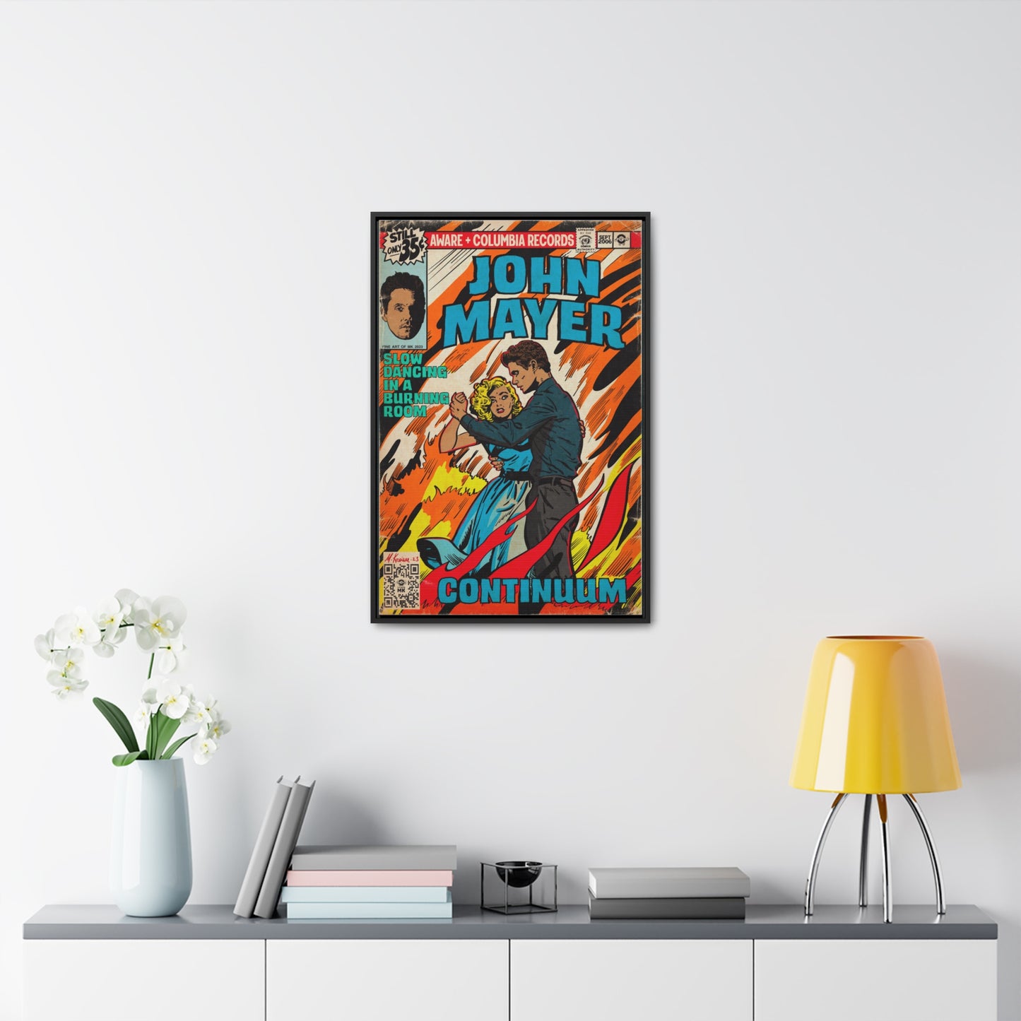 John Mayer - Slow Dancing in a Burning Room - Gallery Canvas Wraps, Vertical Frame