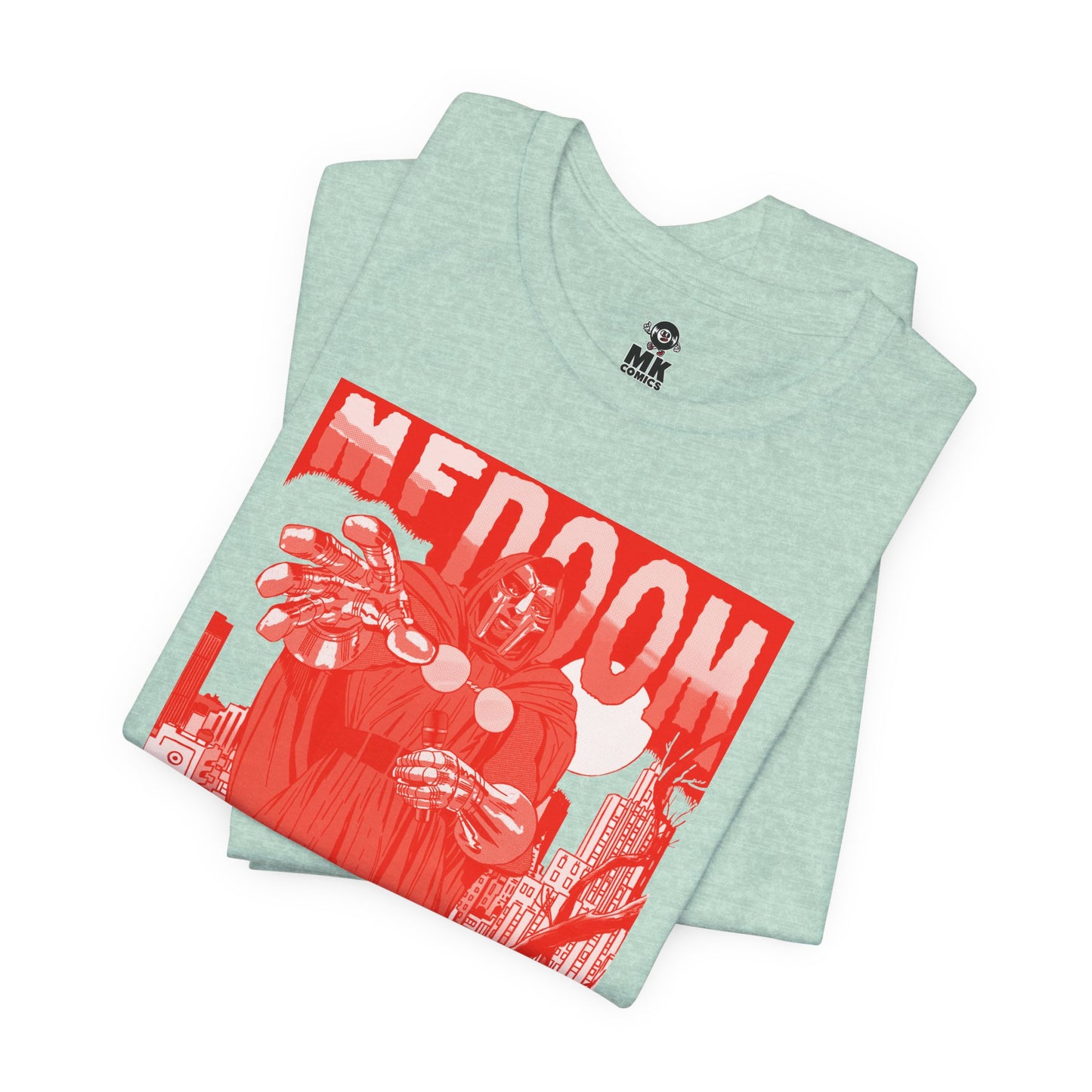 DOOM - Comic Book Art - RED VARIANT - Unisex Jersey Short Sleeve Tee