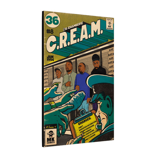 C.R.E.A.M - Matte Canvas, Stretched, 0.75" (Multi-Size)