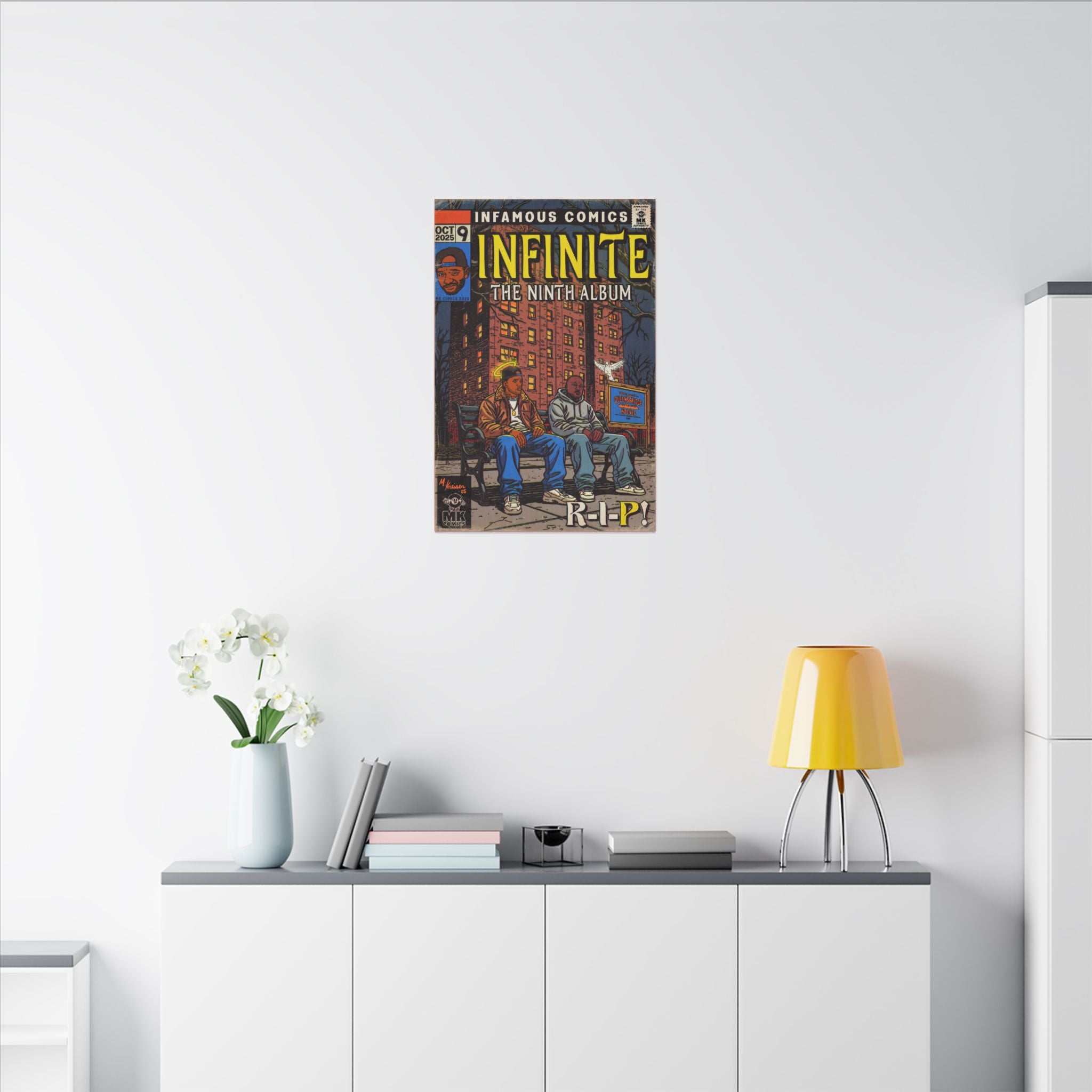 Infinite - Comic Book Art - Matte Canvas, Stretched, 0.75" (Multi-Size)