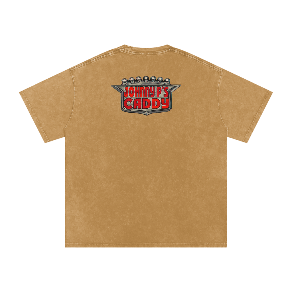 Johnny P's Caddy - Snow Washed Oversized Cotton T-Shirt