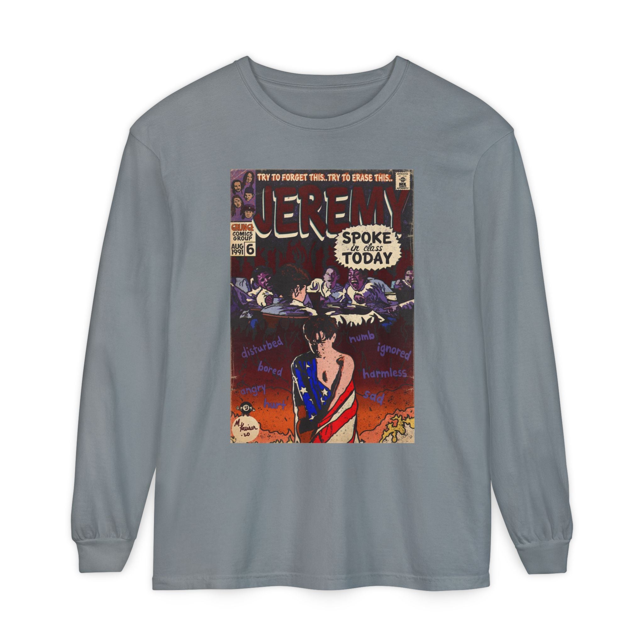 Jeremy - Unisex Comfort Colors Long Sleeve T-Shirt