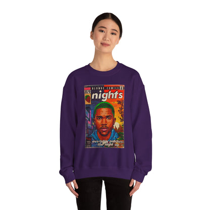 Frank Ocean -Nights - Unisex Heavy Blend™ Crewneck Sweatshirt
