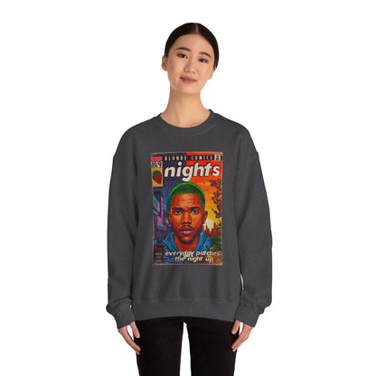 Frank Ocean -Nights - Unisex Heavy Blend™ Crewneck Sweatshirt