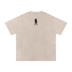 Rhythm Nation - Snow Washed Oversized Cotton T-Shirt
