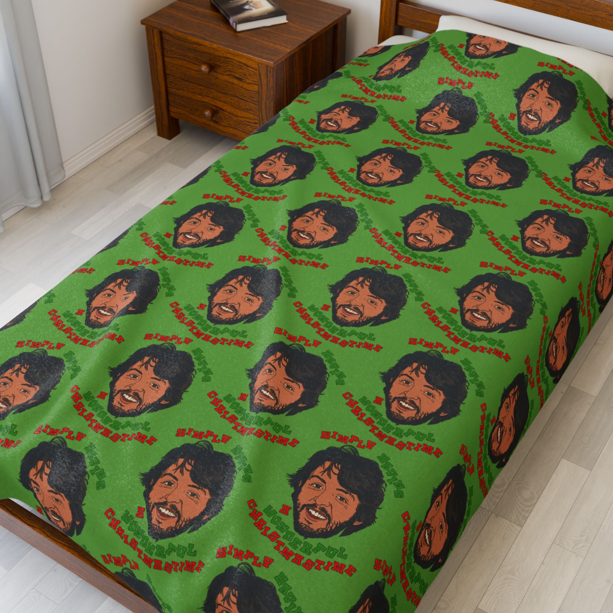 Simply Having a Wonderful Christmastime - Velveteen Plush Blanket