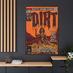 Dirt - Matte Canvas, Framed (Multi-color)