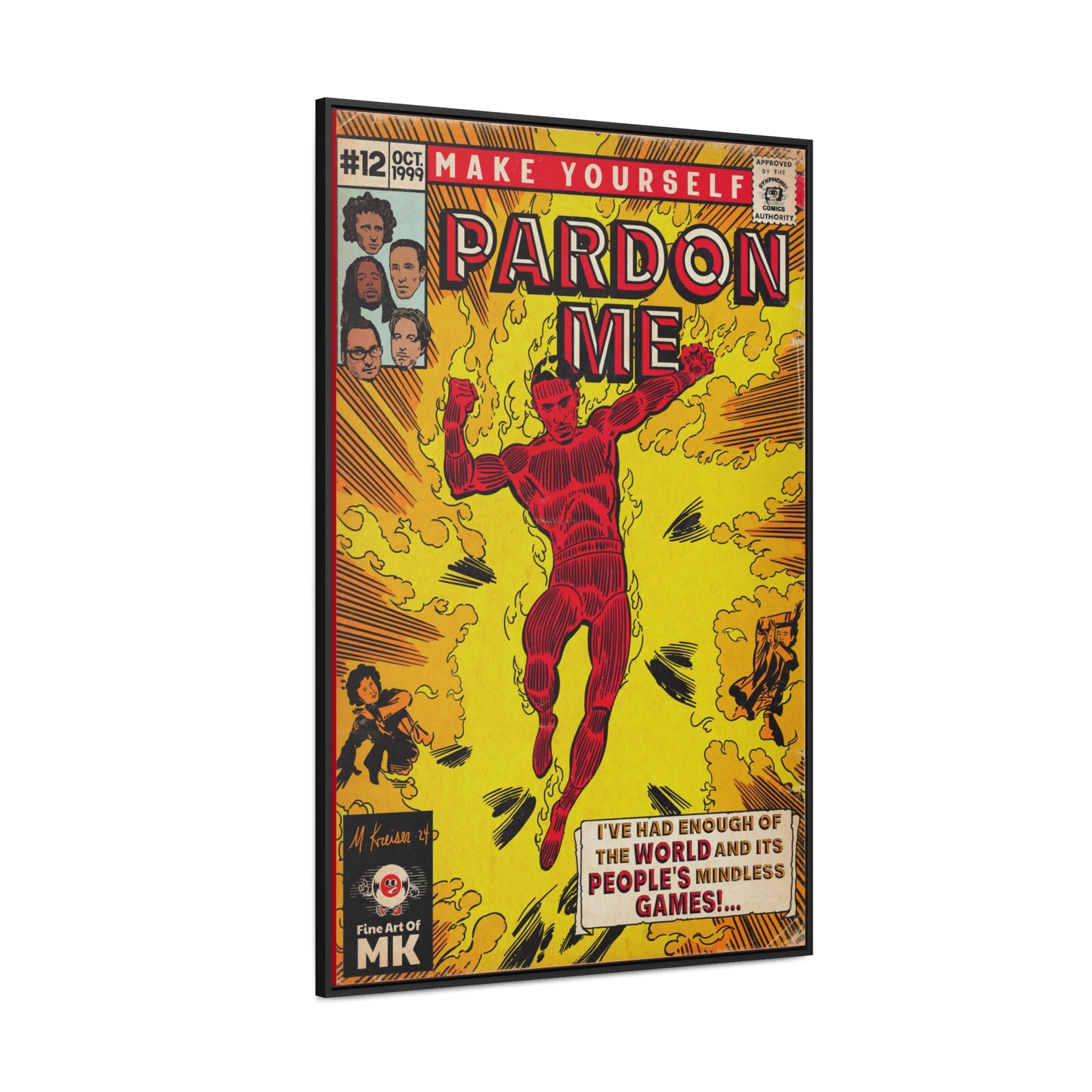 Incubus - Pardon Me - Gallery Canvas Wraps, Vertical Frame