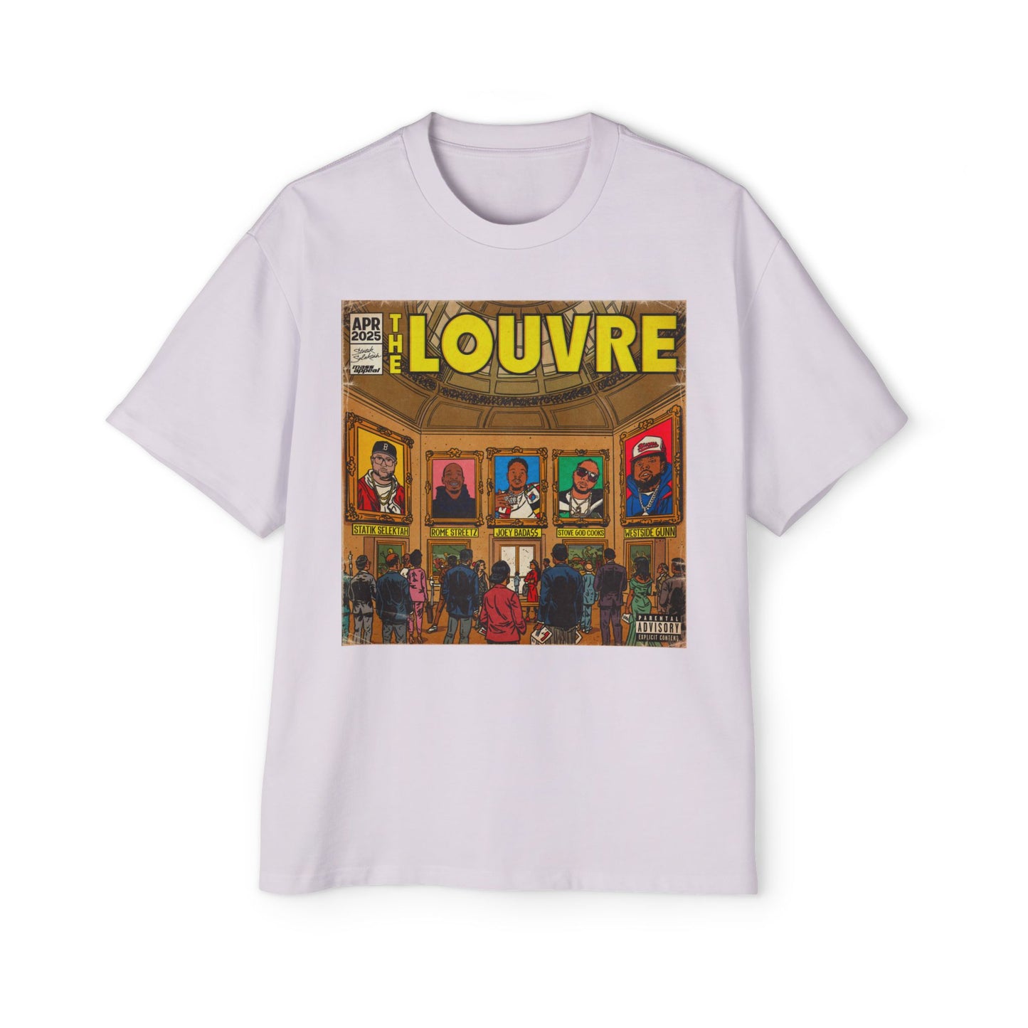 The Louvre - Men's Heavy Oversized Tee
