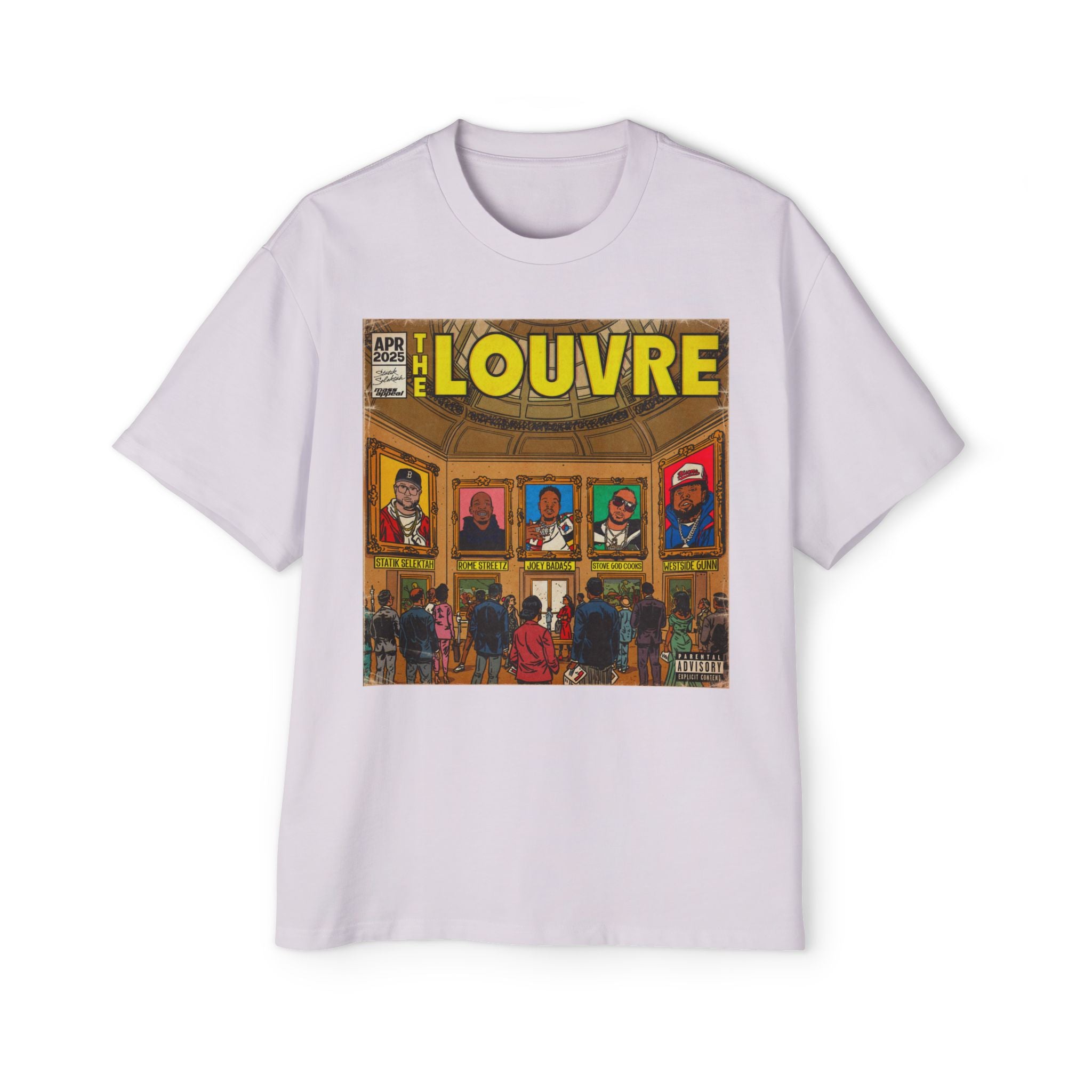The Louvre - Men's Heavy Oversized Tee