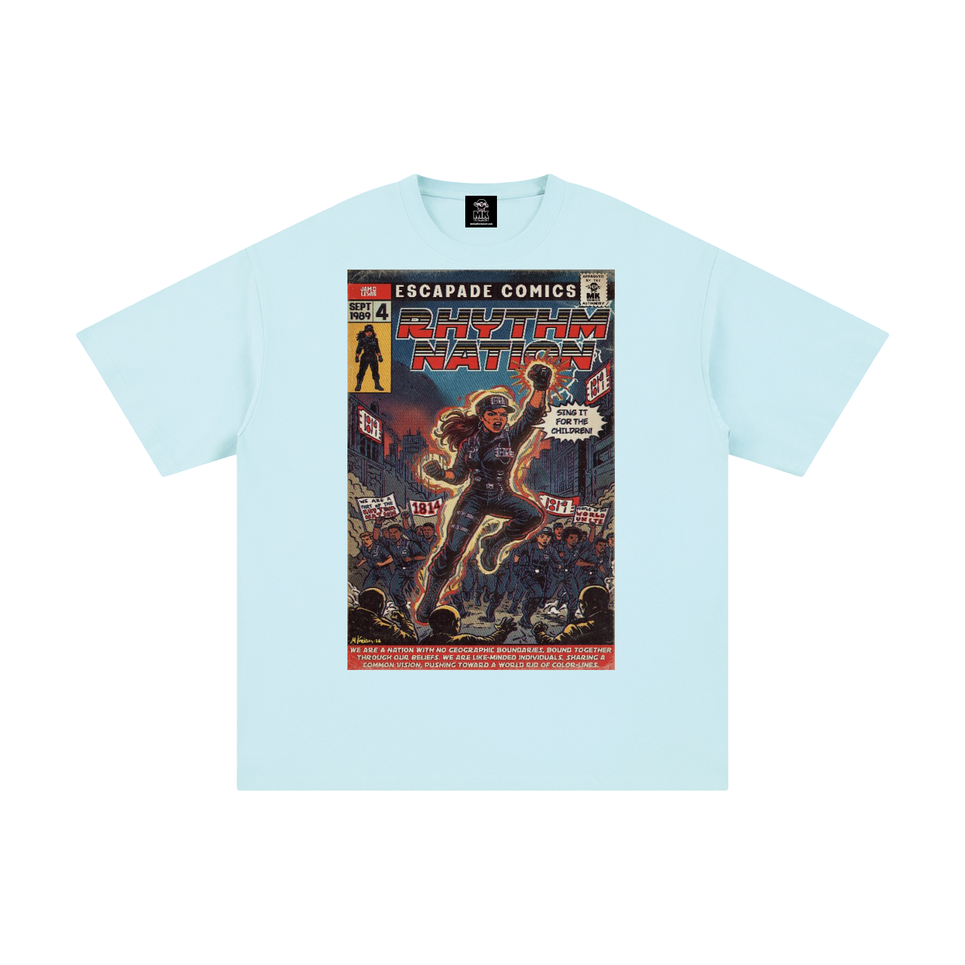 Rhythm Nation - Unisex Pure Cotton T-Shirt