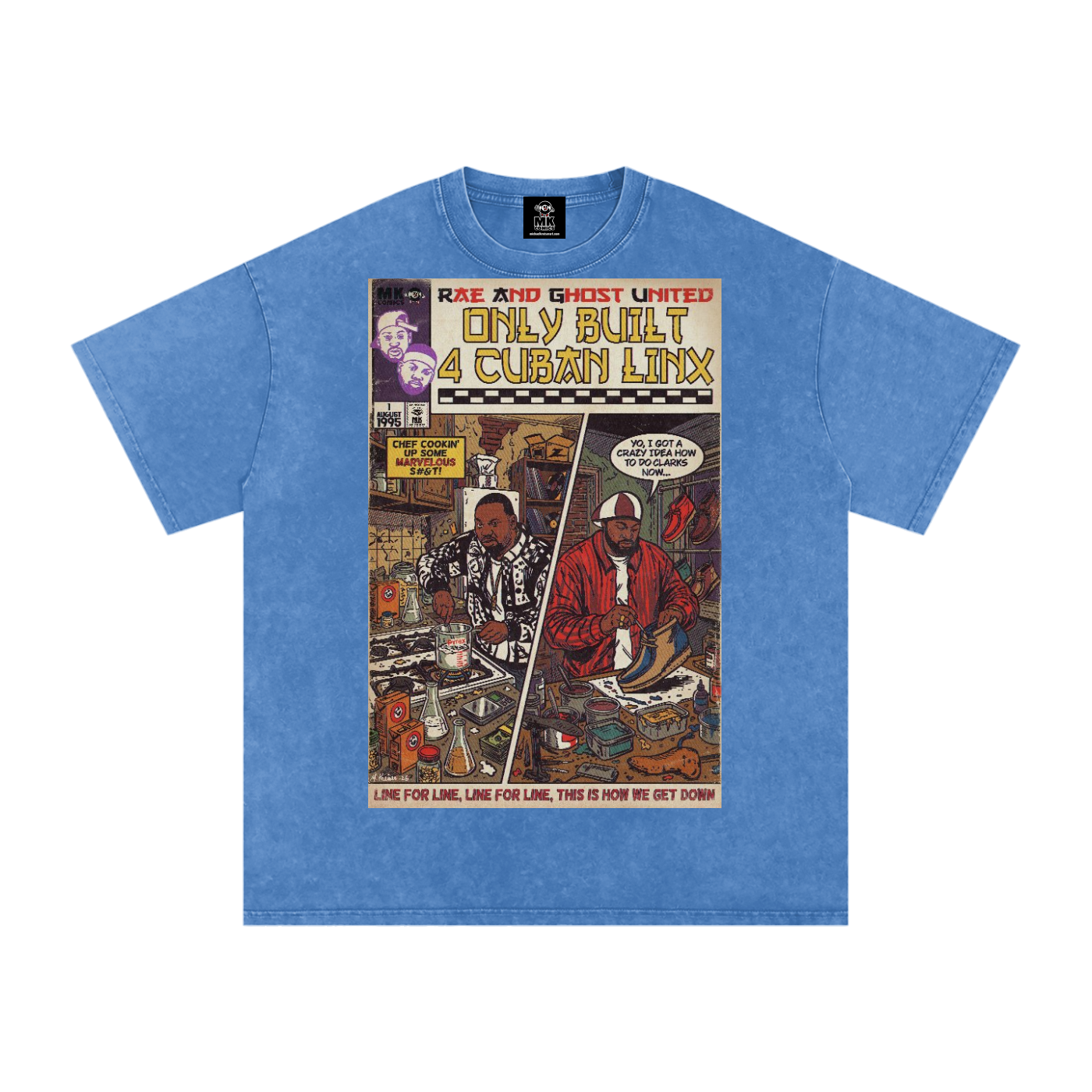Only Built 4 Cuban Linx - Snow Washed Oversized Cotton T-Shirt