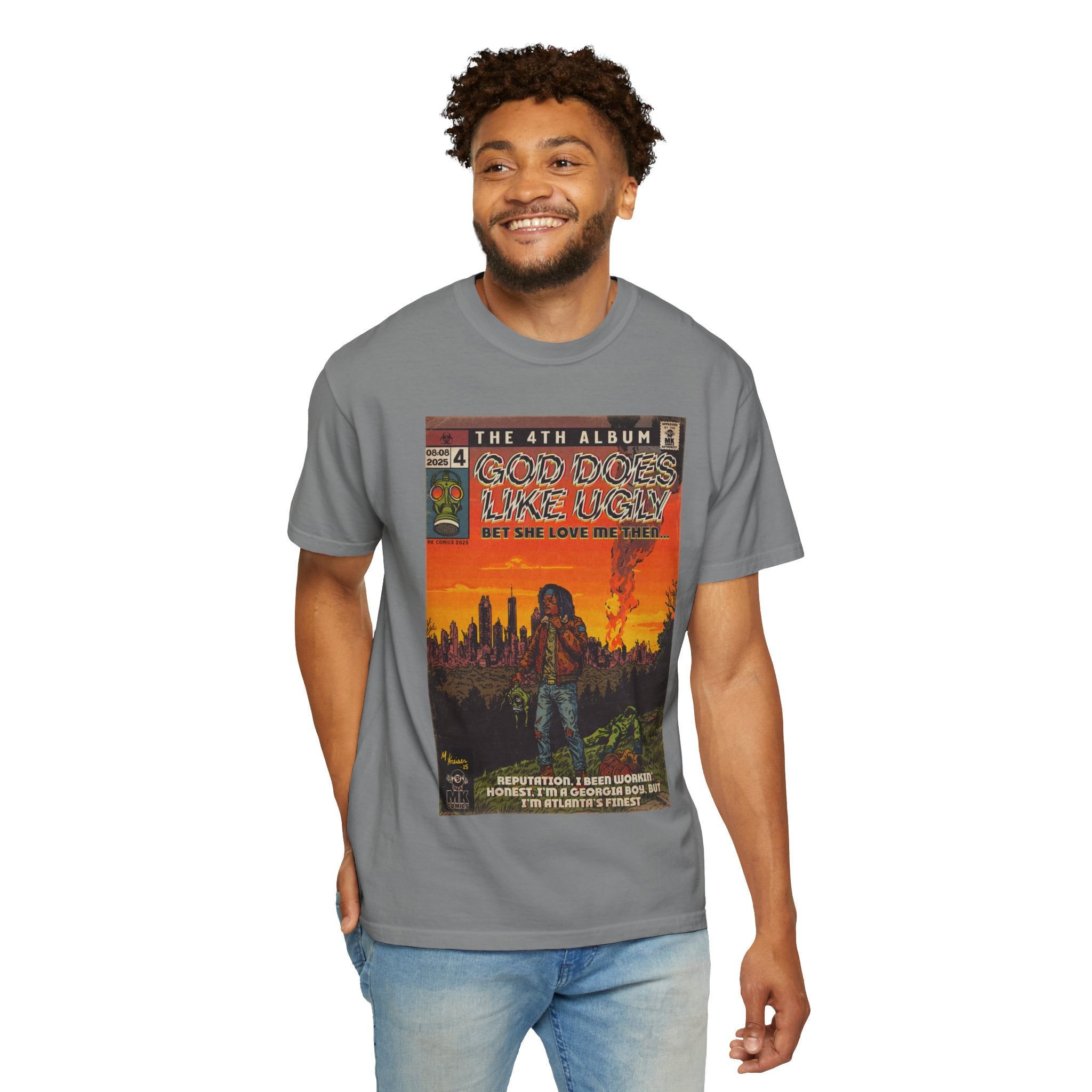 God Does Like Ugly - Unisex Garment-Dyed T-shirt