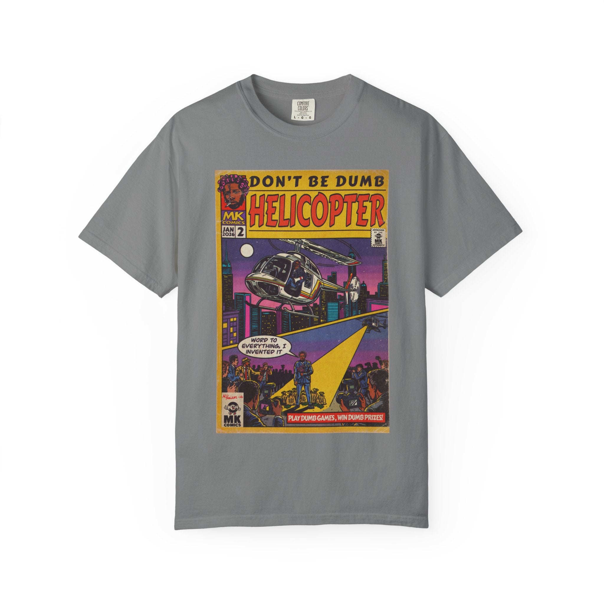 Helicopter - Unisex Comfort Colors T-shirt