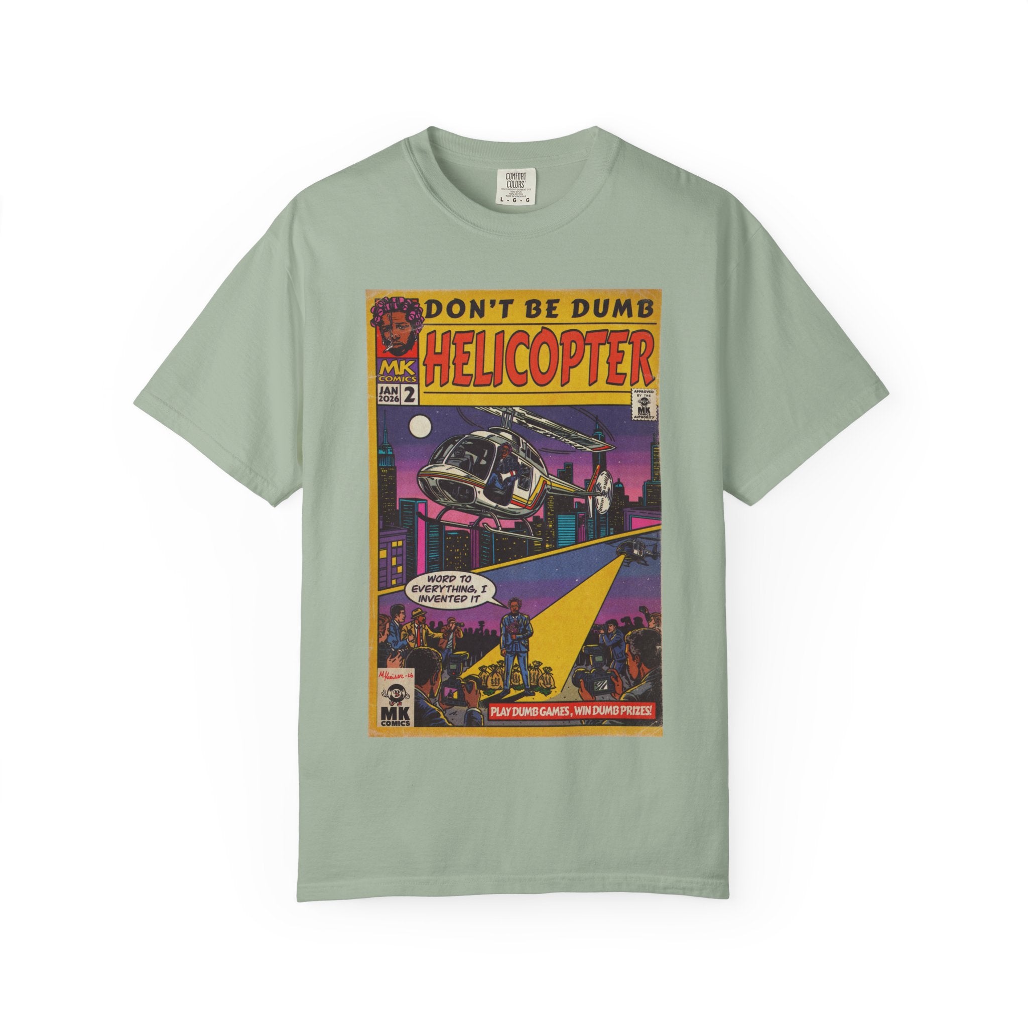 Helicopter - Unisex Comfort Colors T-shirt