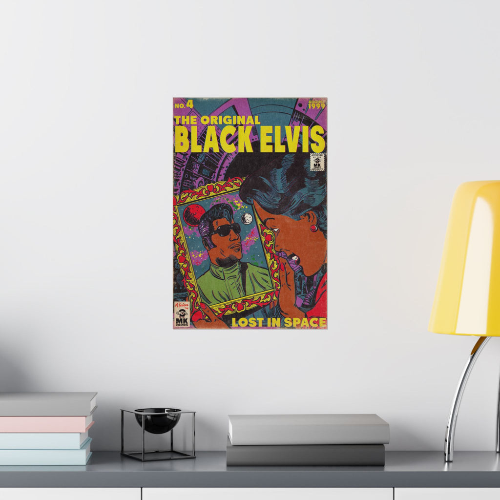 Black Elvis - Matte Vertical Posters