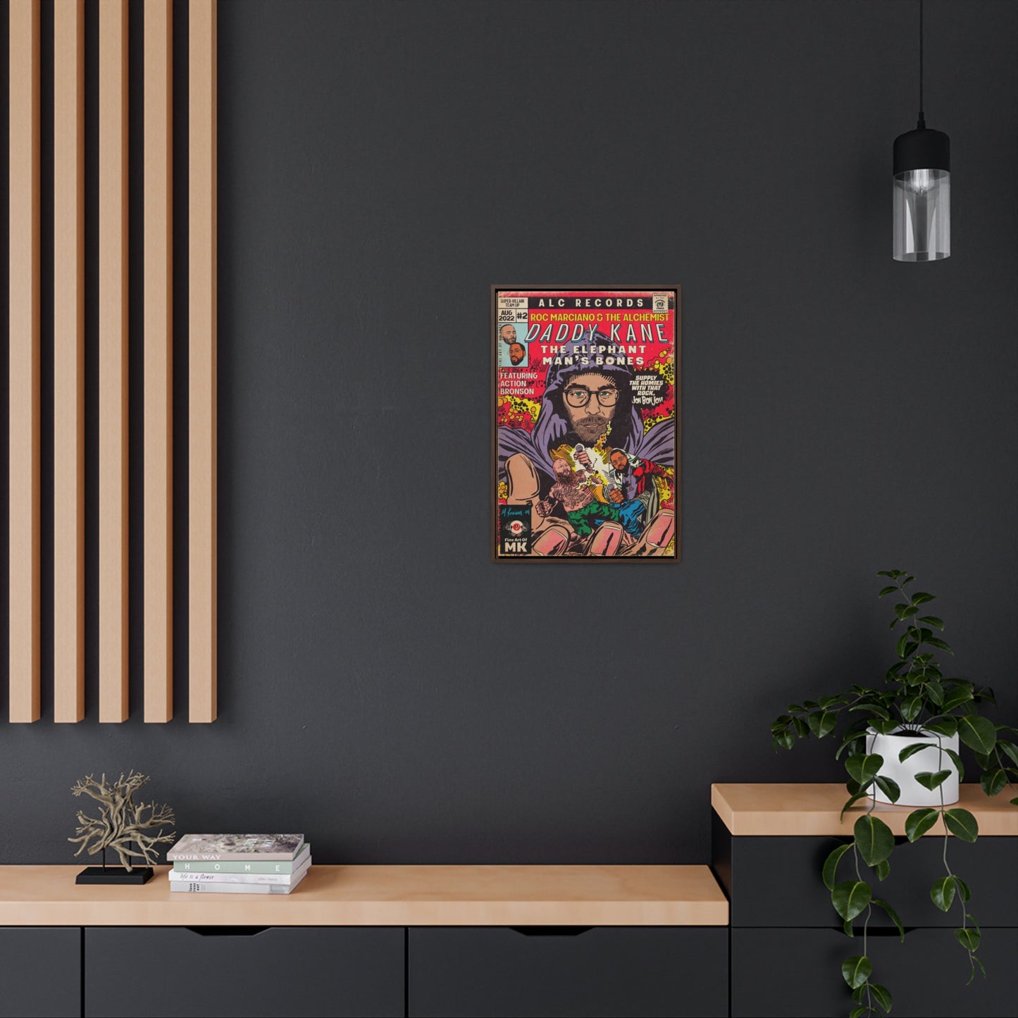 Roc Marciano, Alchemist, Action Bronson - Daddy Kane -  Gallery Canvas Wraps, Vertical Frame