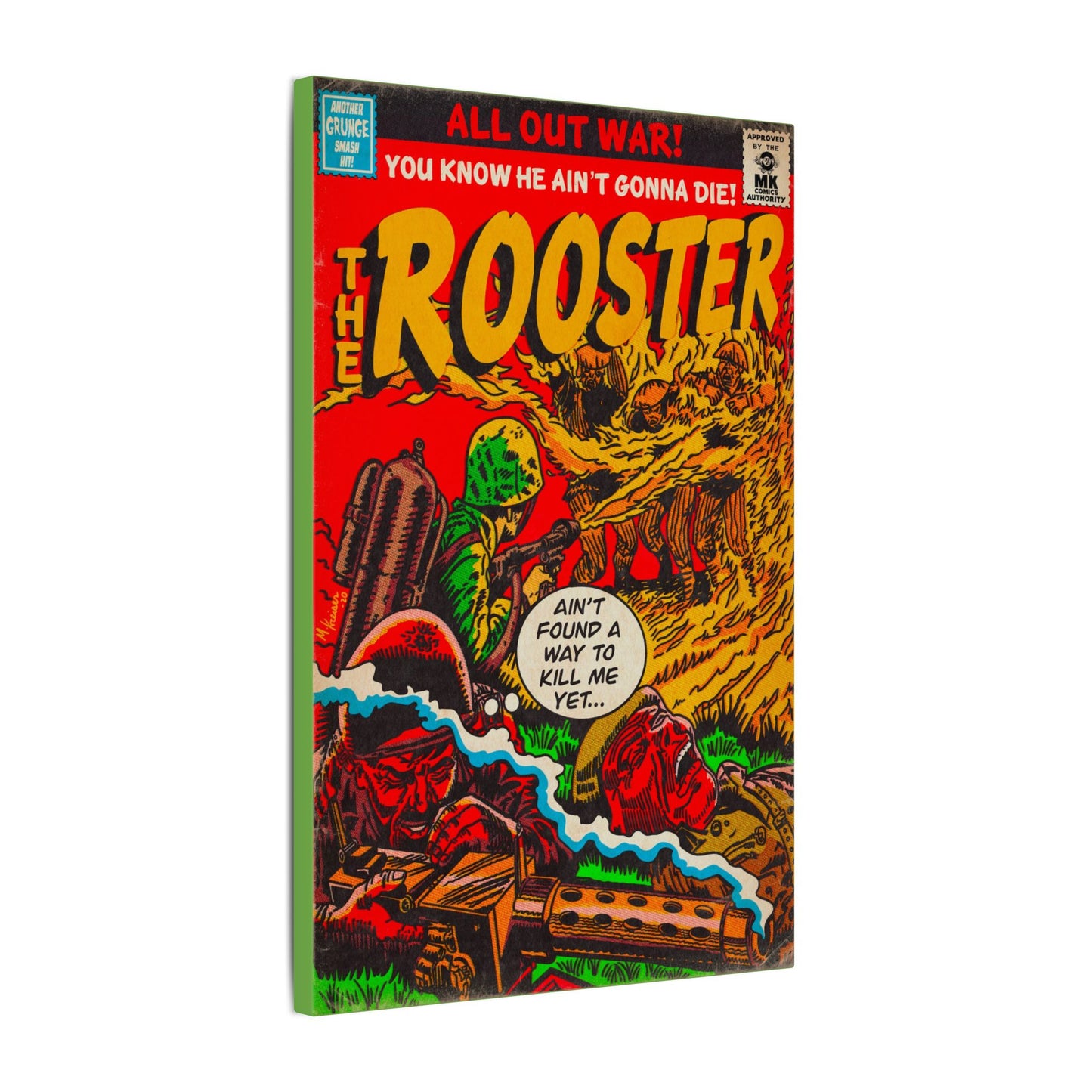 Rooster - Matte Canvas, Stretched, 0.75"