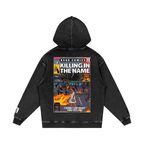 Killing in the Name - Snow Washed Loose Cotton Hoodie