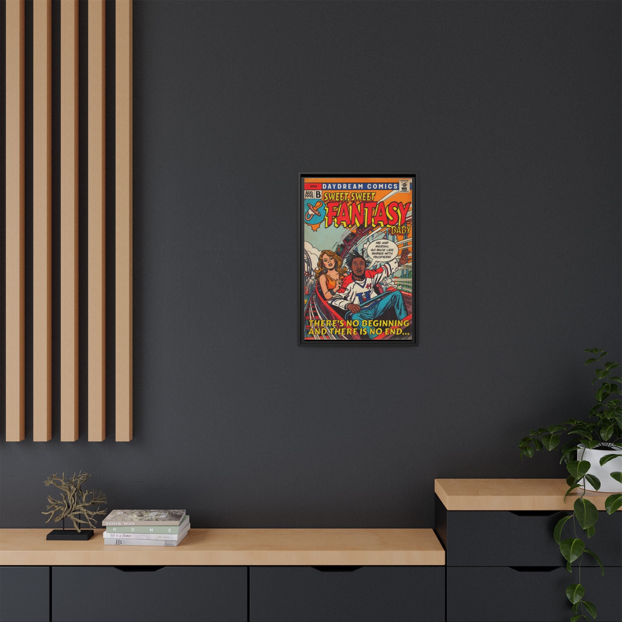 Fantasy Remix - Matte Canvas, Framed (Multi-color)