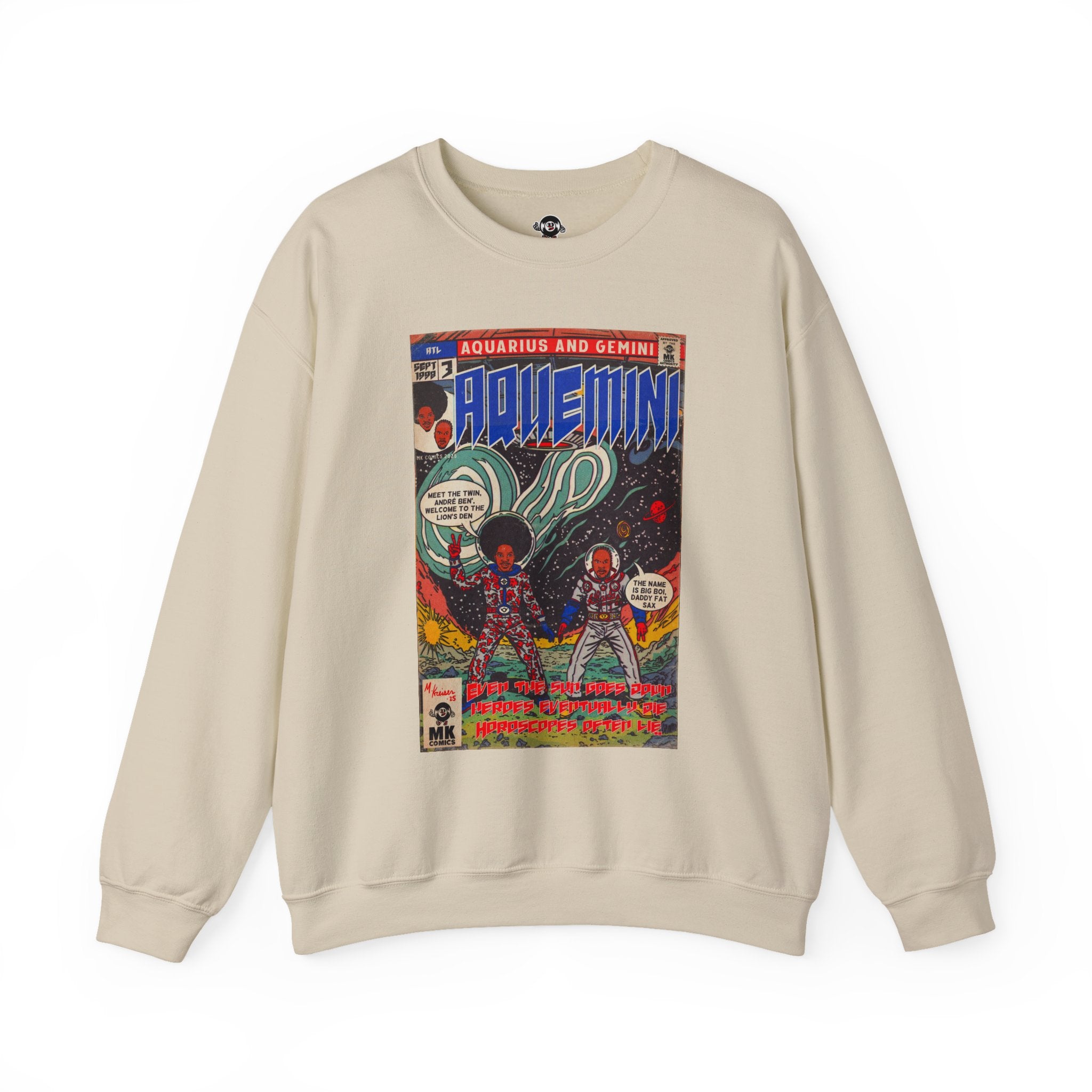 Aquemini - Comic Book Art - Unisex Heavy Blend™ Crewneck Sweatshirt