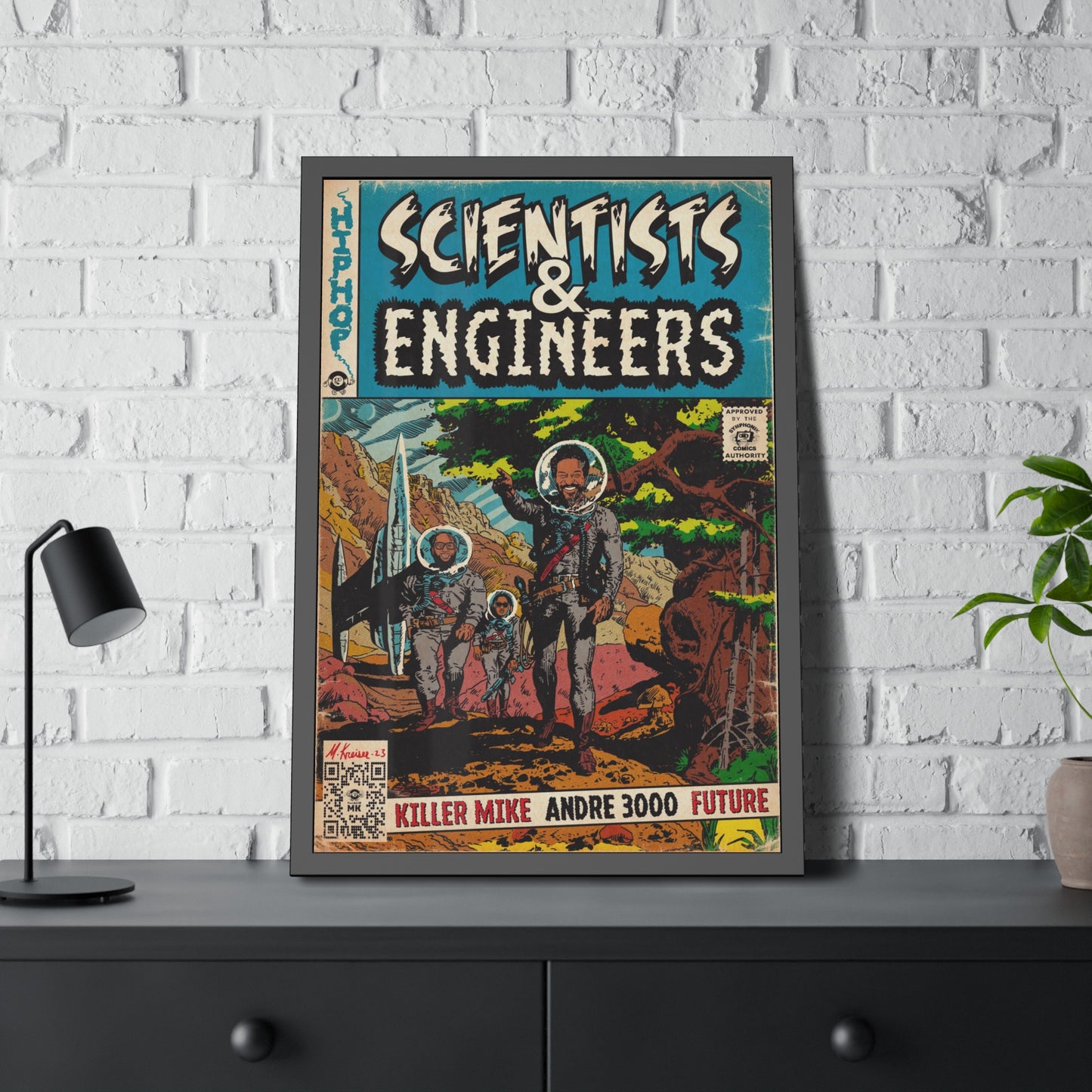 Killer Mike - Scientists & Engineers - Andre 3000 - Future - Framed Paper Posters