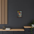 Analog vs. Digital - Matte Canvas, Framed (Multi-color)