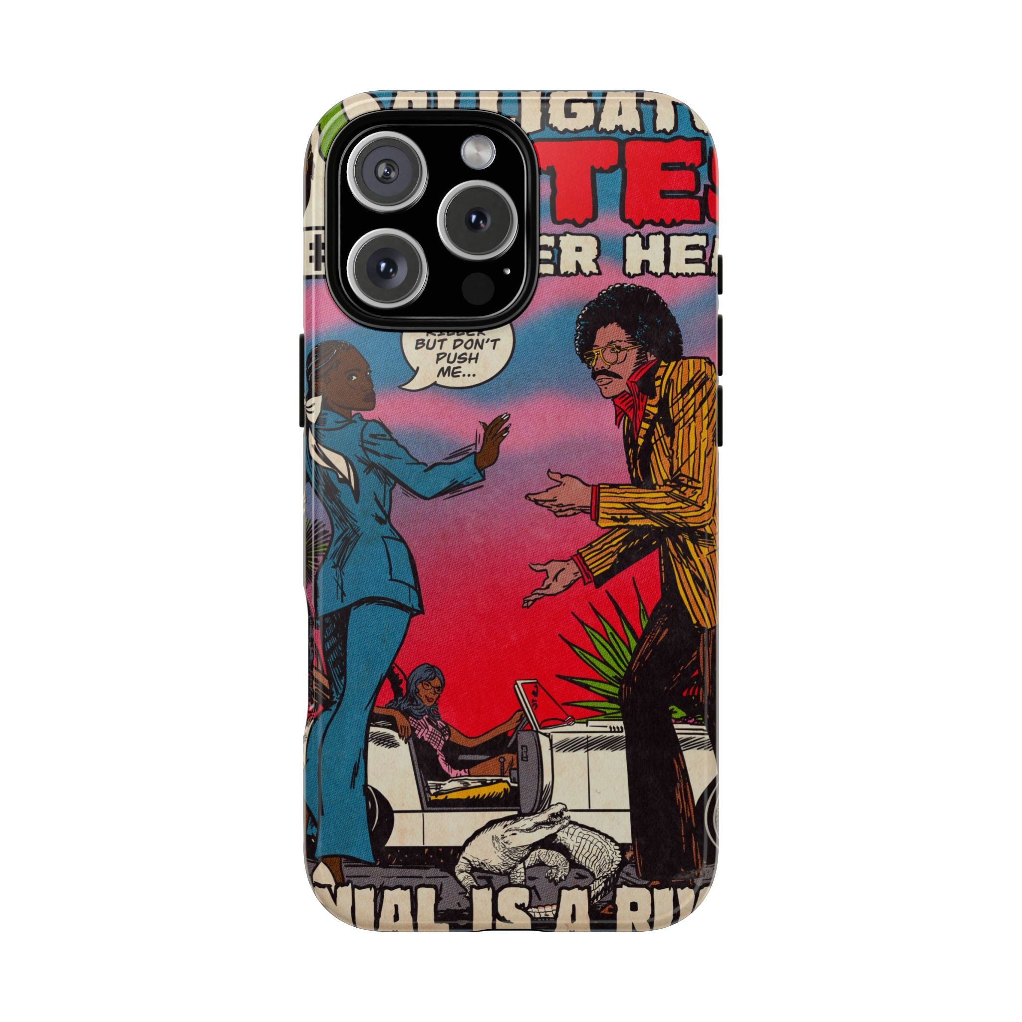 Denial is a River - Alligator Bites - Tough Phone Cases