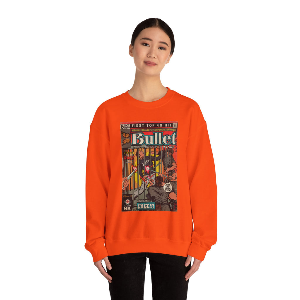 Bullet With Butterfly Wings - Unisex Heavy Blend™ Crewneck Sweatshirt