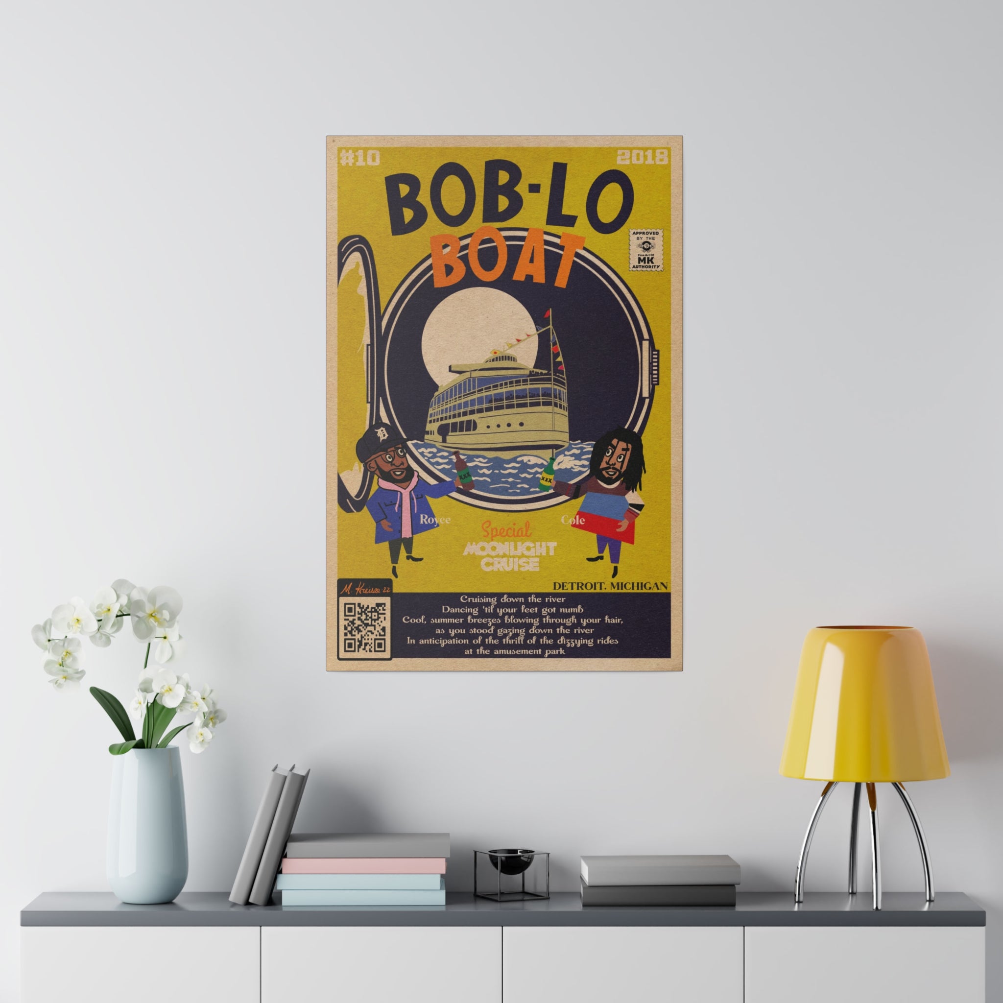 Boblo Boat - Matte Canvas, Stretched