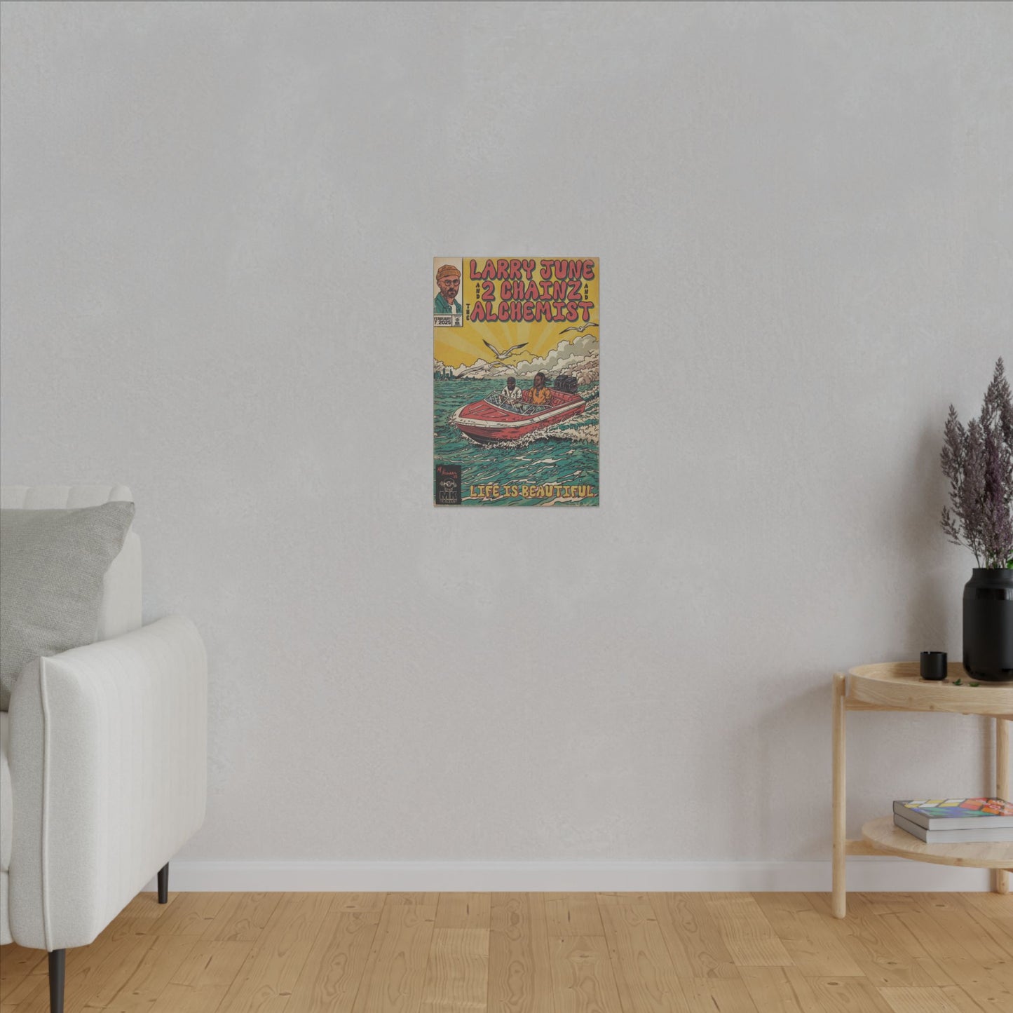 Life is Beautiful - June, Chainz, Alchemist - Matte Canvas, Stretched, 0.75" (Multi-Size)