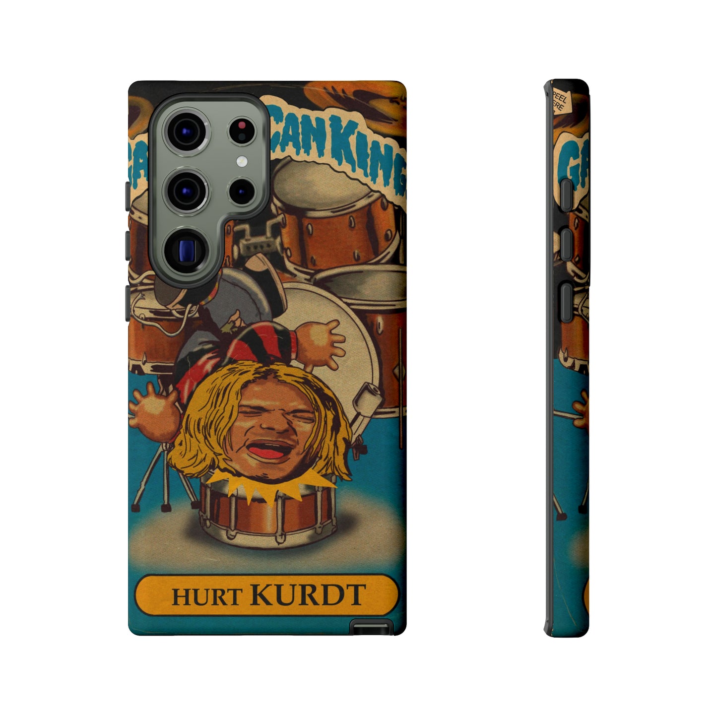 Hurt KURDT - Garbage Can Kings - Nirvana - Tough Phone Cases