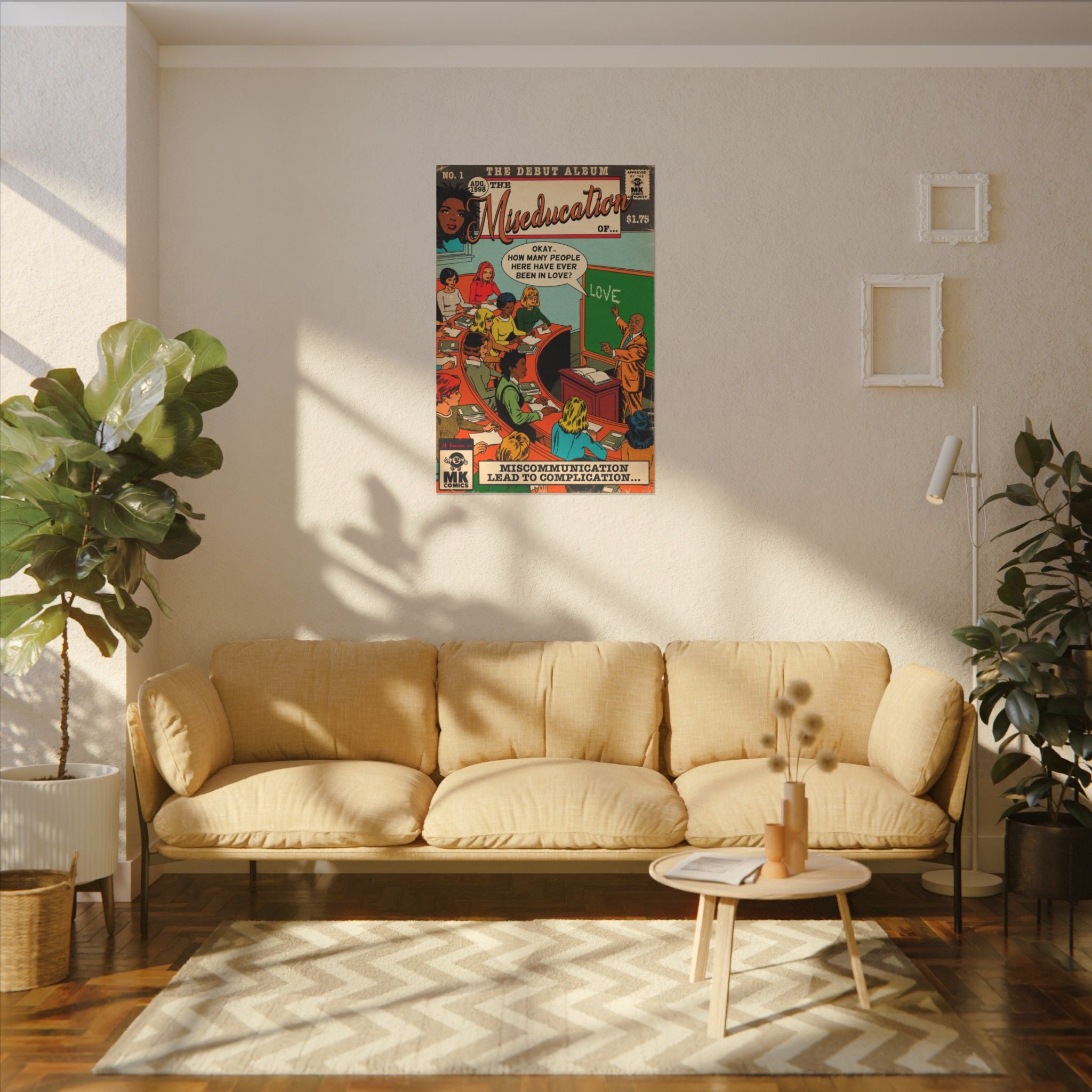The Miseducation of.. - Matte Canvas, Stretched