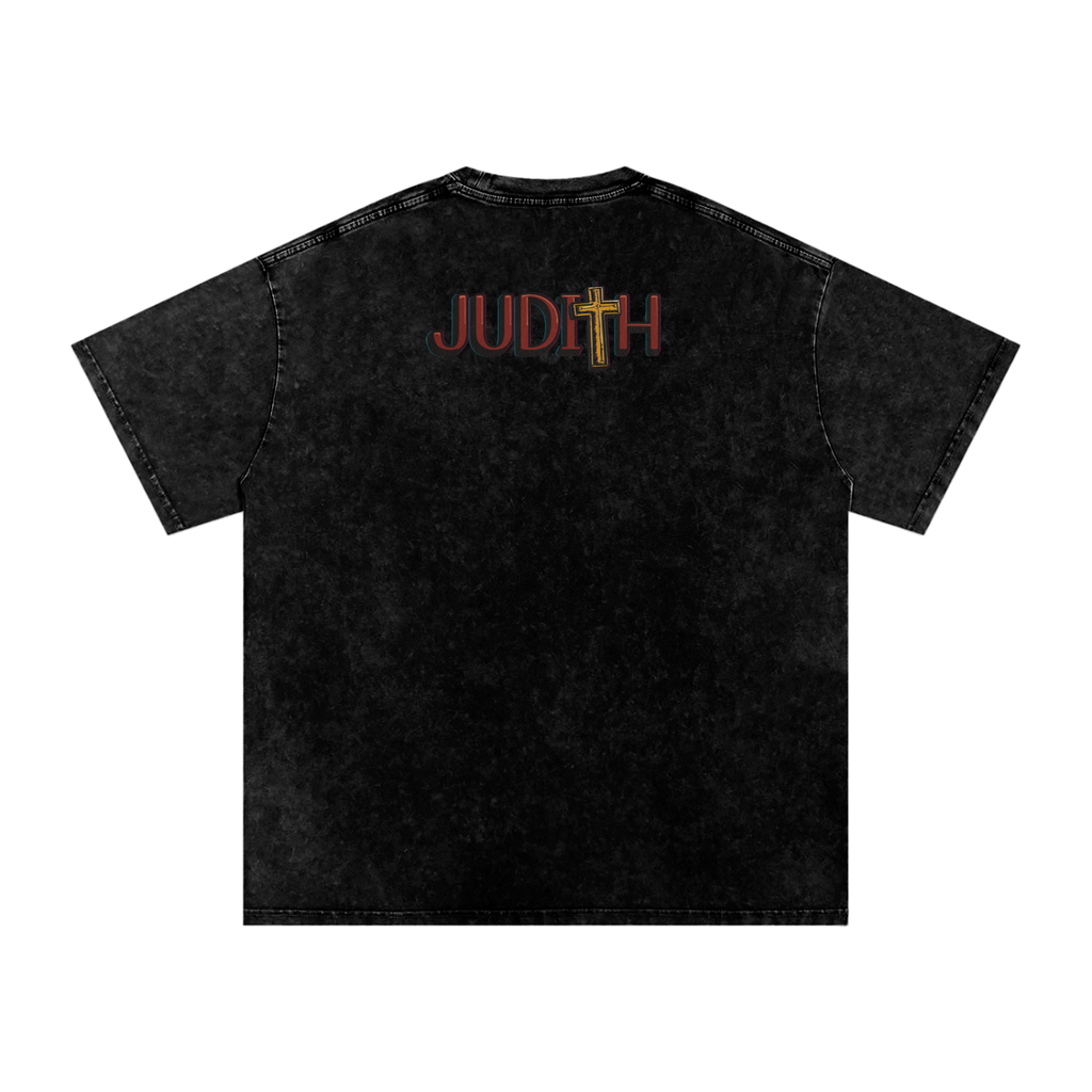 Judith - Snow Washed Oversized Cotton T-Shirt