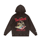Twisted - Snow Washed Loose Cotton Hoodie