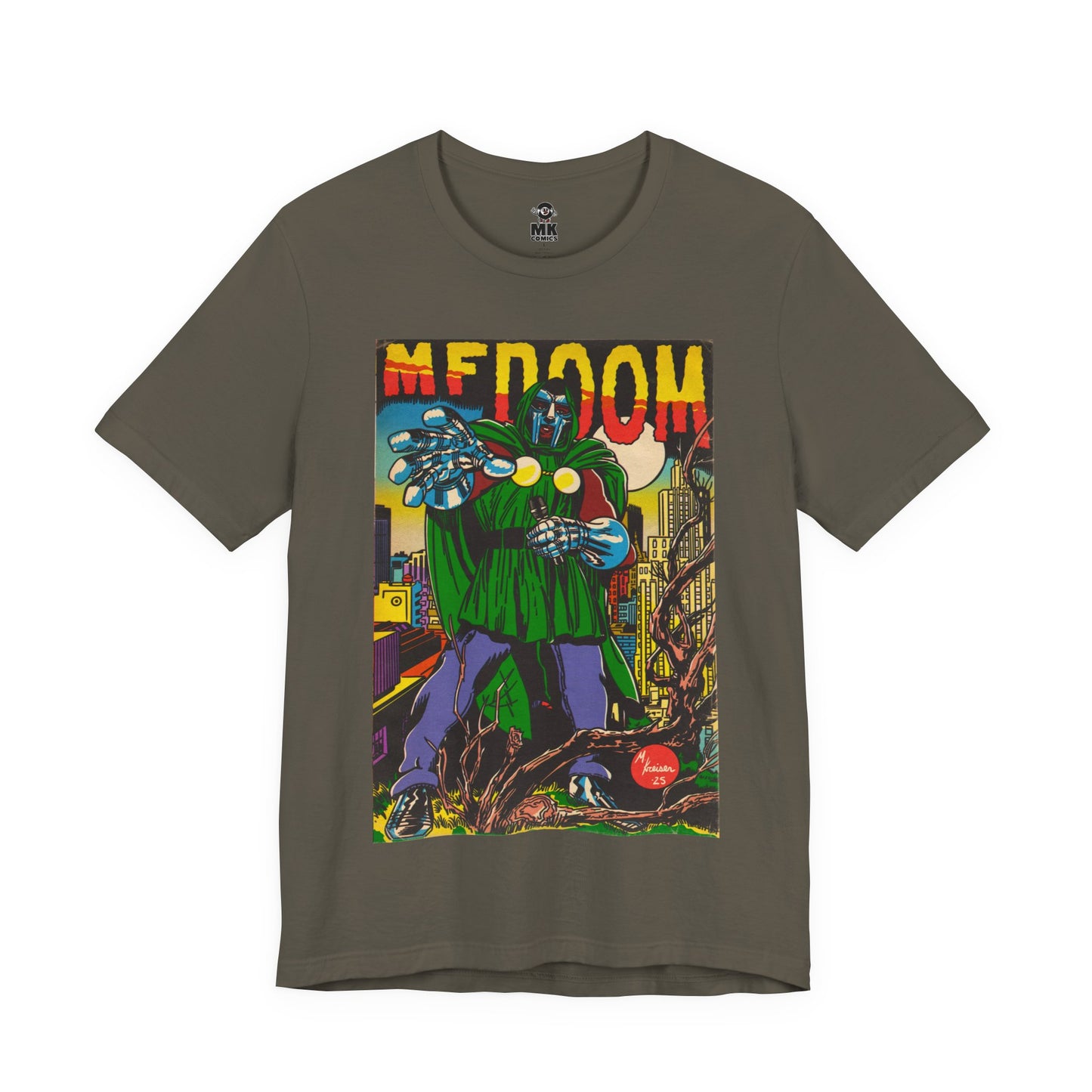 DOOM - Comic Book Art - Unisex Jersey T-Shirt