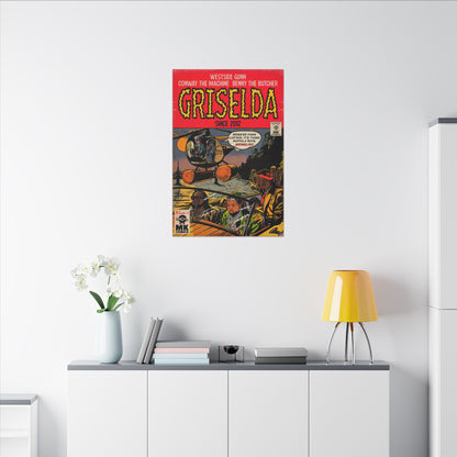 Griselda - Comic Book Art - Matte Canvas, Stretched, 0.75"