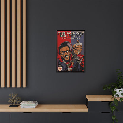 Kendrick Lamar - The Pop Out  - Gallery Canvas Wraps, Vertical Frame