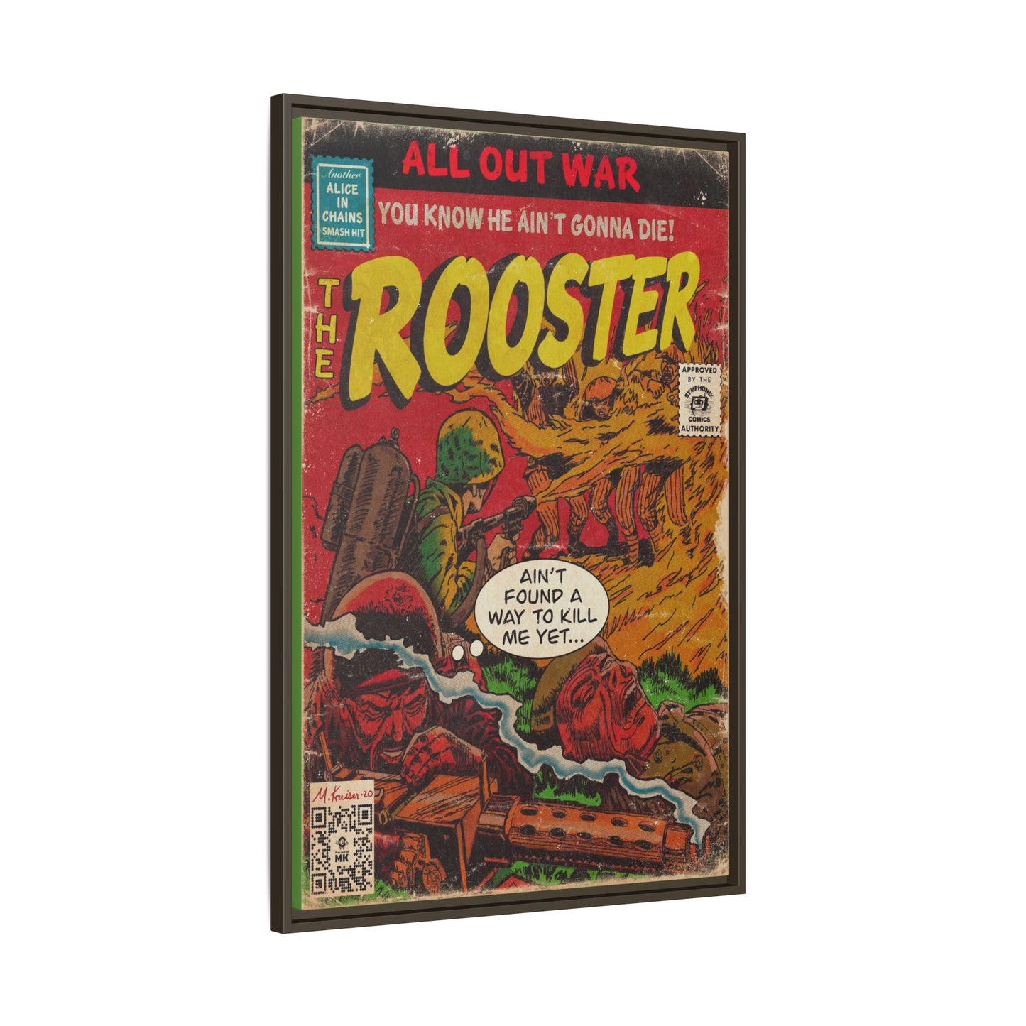 Alice In Chains - Rooster - Gallery Canvas Wraps, Vertical Frame