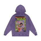 Electric Feel - Snow Washed Loose Cotton Hoodie