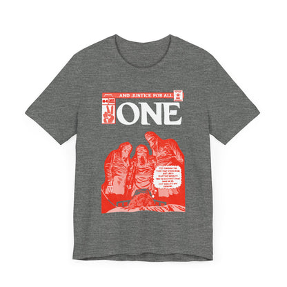 Metallica - One - RED VARIANT - Unisex Jersey Short Sleeve Tee
