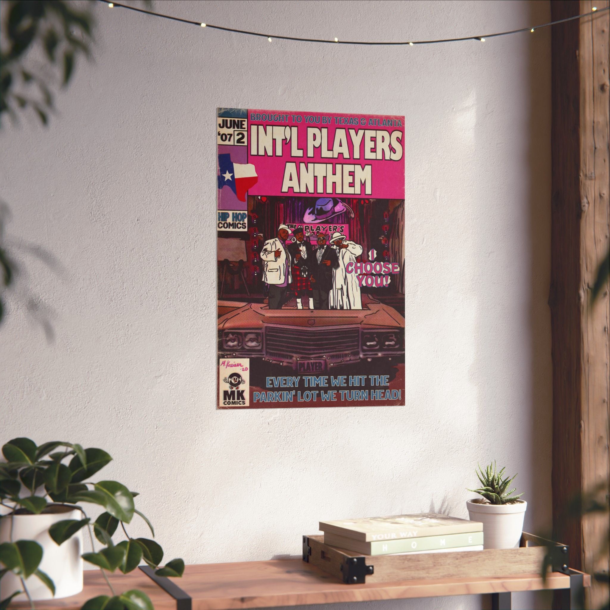 Int’l Players Anthem - Vertical Matte Poster