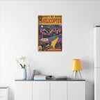 Helicopter - Matte Canvas, Stretched, 0.75" (Multi-Size)