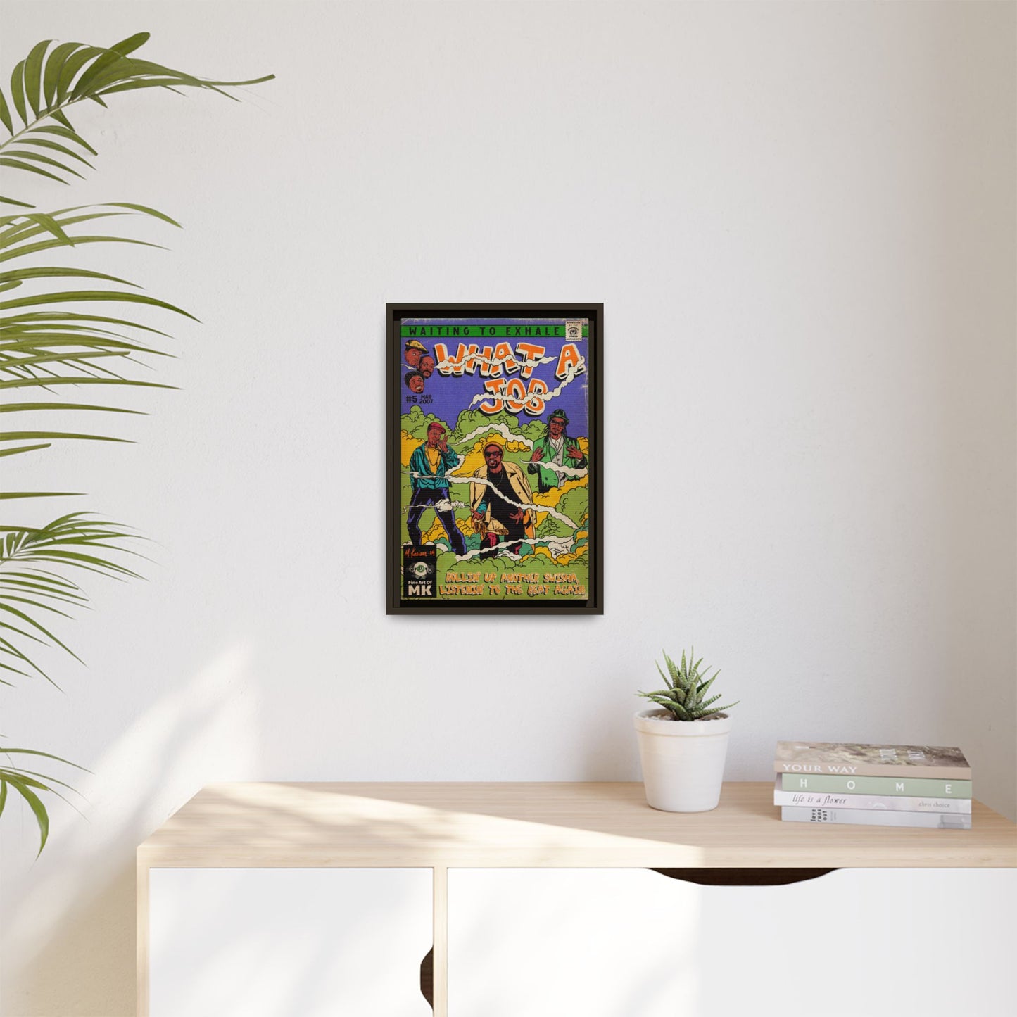 Devin The Dude, Snoop Dogg, Andre 3000 - What A Job - Gallery Canvas Wraps, Vertical Frame