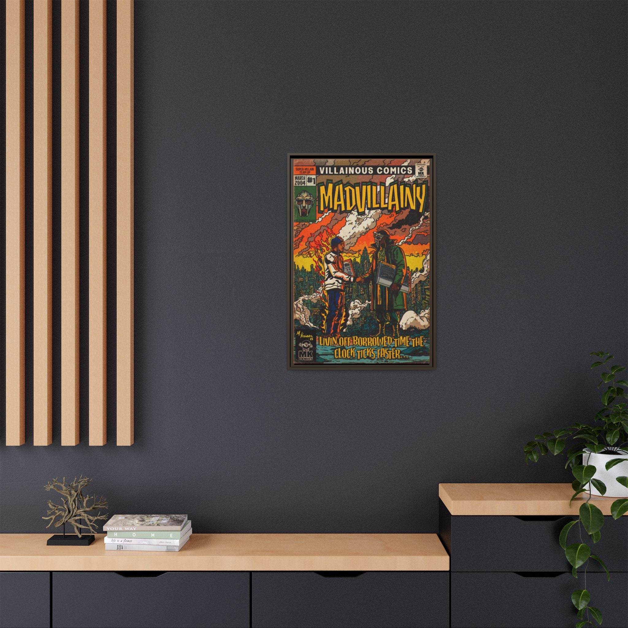 Madvillainy - Matte Canvas, Framed (Multi-color)