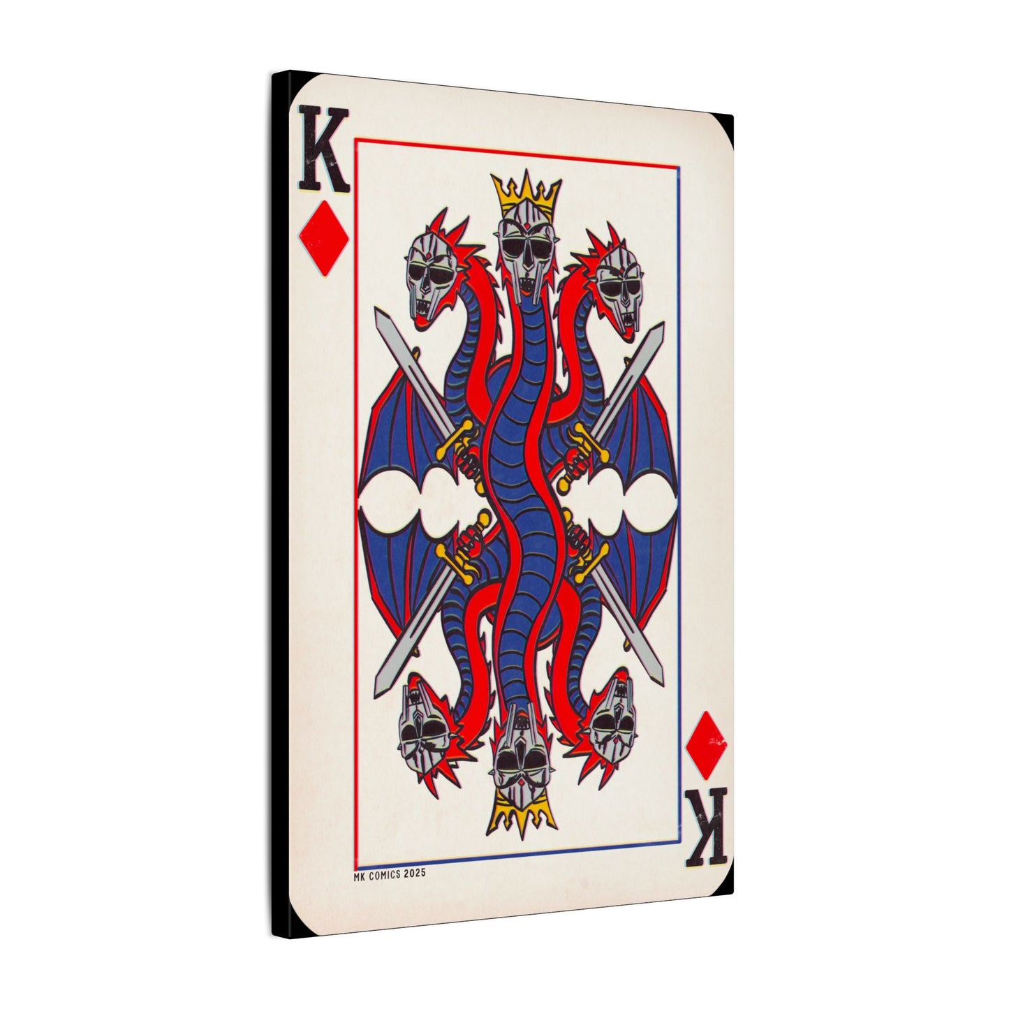 King Geedorah - Matte Canvas, Stretched, 0.75" (Multi-Size)