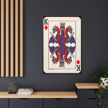King Geedorah - Matte Canvas, Framed (Multi-color)