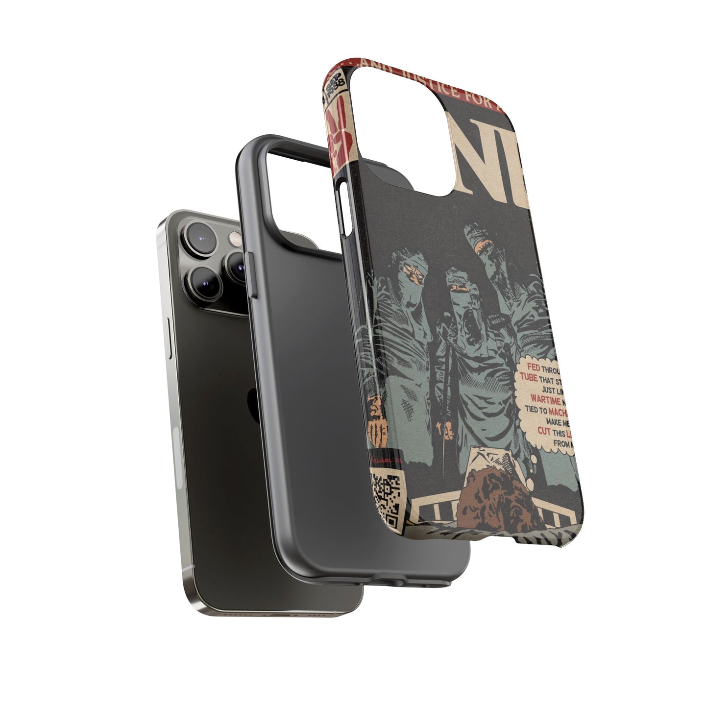 Metallica- One - Johnny Got His Gun Comic Book Art - Tough Phone Cases